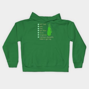 Golf Checklist Kids Hoodie